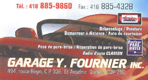 Garage Y, Fournier inc.