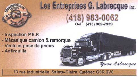 Les Entreprises G. Labrecque inc.