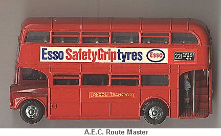 Modèle London Bus 1960`S Rouge Double Decker Trolley bus rouge vintage BUS SCALE 1:76