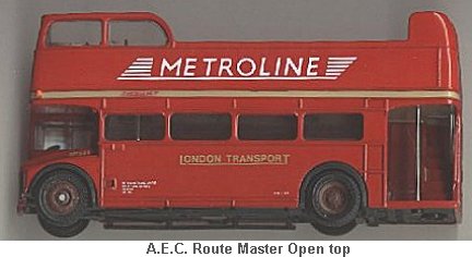 Modèle London Bus 1960`S Rouge Double Decker Trolley bus rouge vintage BUS SCALE 1:76