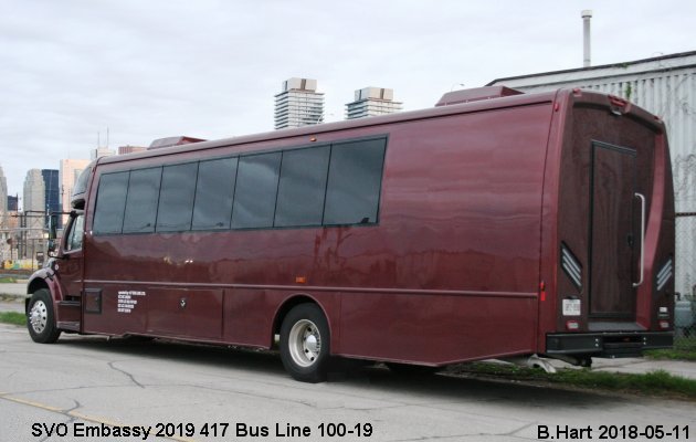 BUS/AUTOBUS: SVO Group Embassy 2019 417 Bus Line