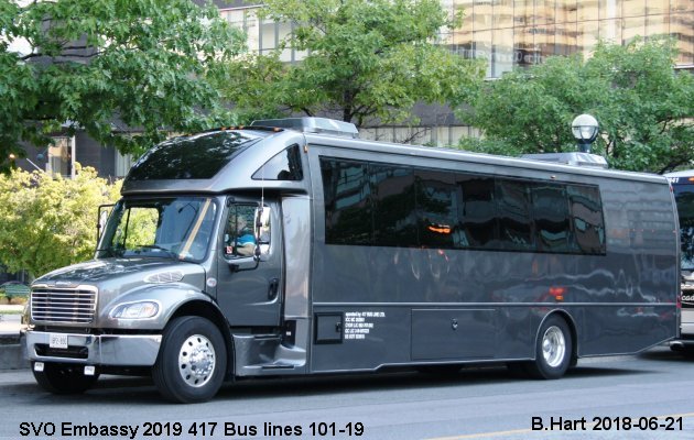 BUS/AUTOBUS: SVO Group Embassy 2019 417 Bus Line