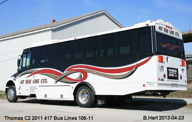 BUS/AUTOBUS: Thomas C2 2011 417 Bus Line