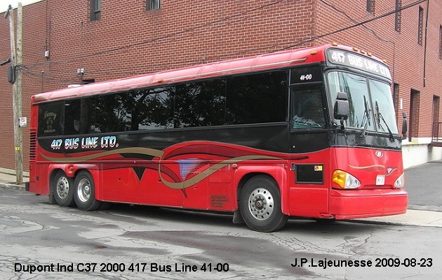 BUS/AUTOBUS: Dupont Industries C37 2000 417 Bus Line