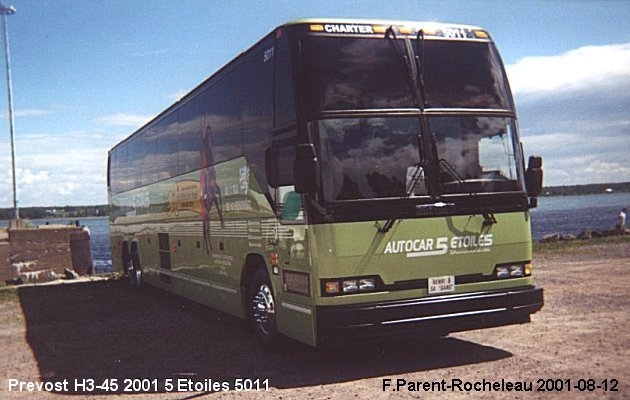 BUS/AUTOBUS: Prevost H3-45 2001 5 Etoiles