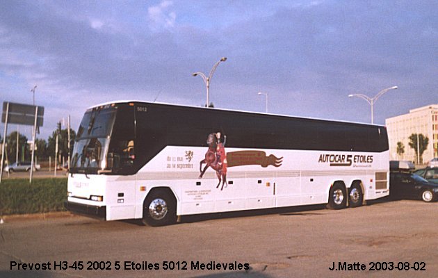 BUS/AUTOBUS: Prevost H3-45 2002 5 Etoiles