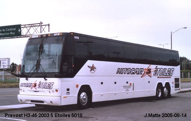 BUS/AUTOBUS: Prevost H3-45 2003 5 Etoiles