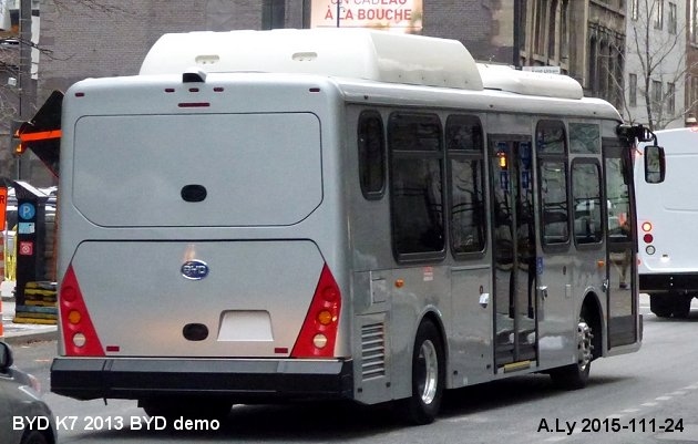 BUS/AUTOBUS: BYD K7 2013 BYD