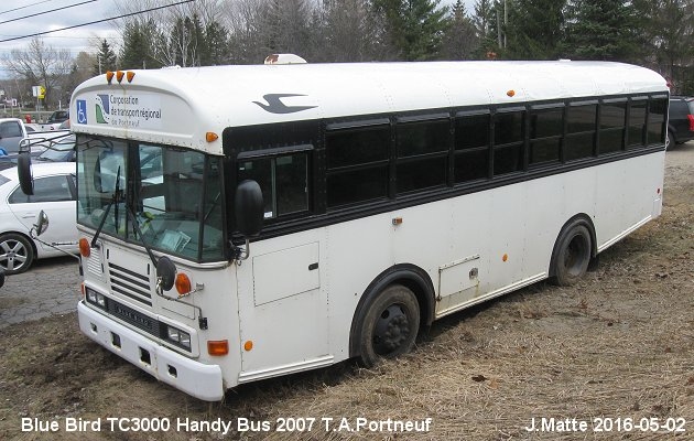BUS/AUTOBUS: Blue Bird TC3000 Handibus 2007 TAPortneuf
