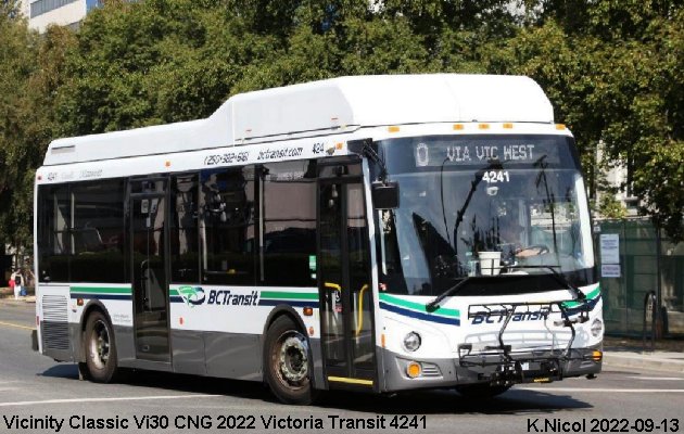 BUS/AUTOBUS: Vicinity Classic Vi30 CNG 2022 Victoria Transit