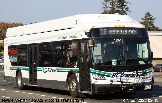 BUS/AUTOBUS: New Flyer XN40 2022 Victoria Transit