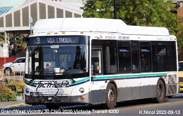 BUS/AUTOBUS: Grand West Vicinity 30 CNG 2020 Victoria Transit