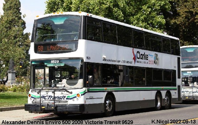 BUS/AUTOBUS: Alexander-Dennis Enviro 500 2008 Victoria Transit