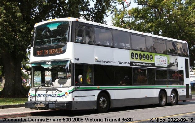 BUS/AUTOBUS: Alexander-Dennis Enviro 500 2008 Victoria Transit