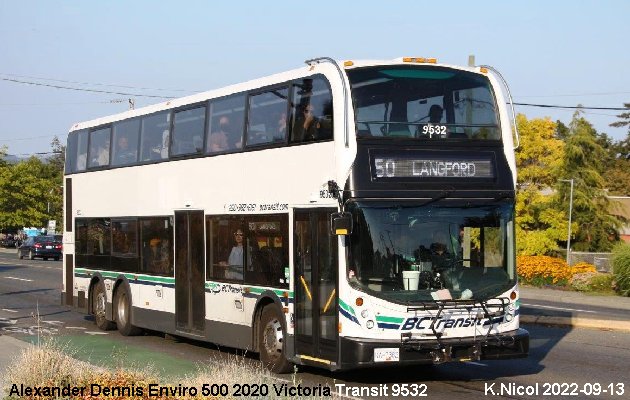 BUS/AUTOBUS: Alexander-Dennis Enviro 500 2008 Victoria Transit