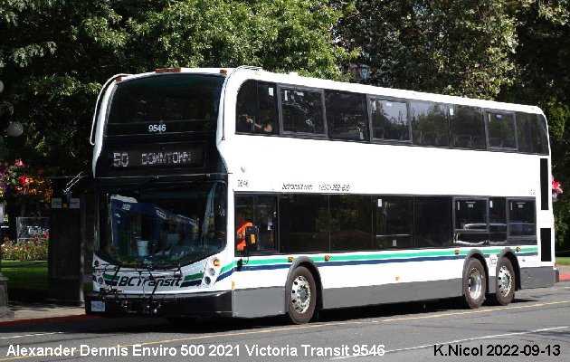 BUS/AUTOBUS: Alexander-Dennis Enviro 500 2021 Victoria Transit