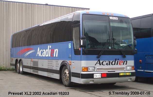 BUS/AUTOBUS: Prevost XL2 2002 Acadian