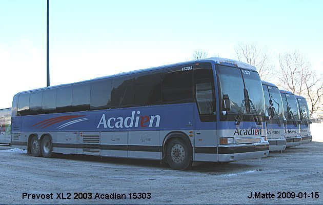 BUS/AUTOBUS: Prevost XL2 2003 Acadian