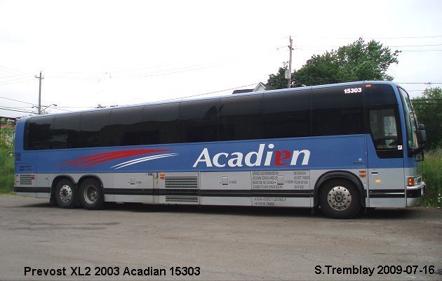 BUS/AUTOBUS: Prevost XL2 2003 Acadian