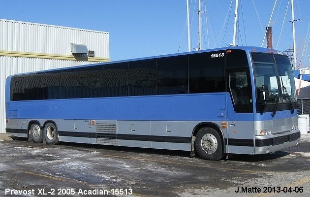 BUS/AUTOBUS: Prevost XL-2 2005 Acadian