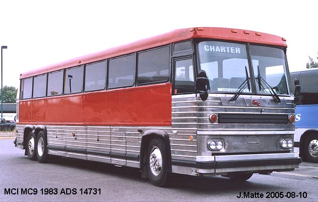 BUS/AUTOBUS: MCI MC 9 1983 A.D.S.