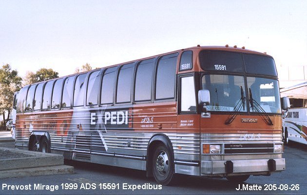 BUS/AUTOBUS: Prevost Mirage 1999 A.D.S.