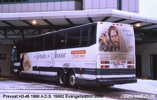 BUS/AUTOBUS: Prevost H3-45 1998 A.D.S.