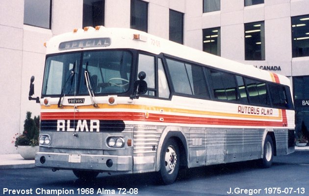 BUS/AUTOBUS: Prevost Champion 1968 Alma