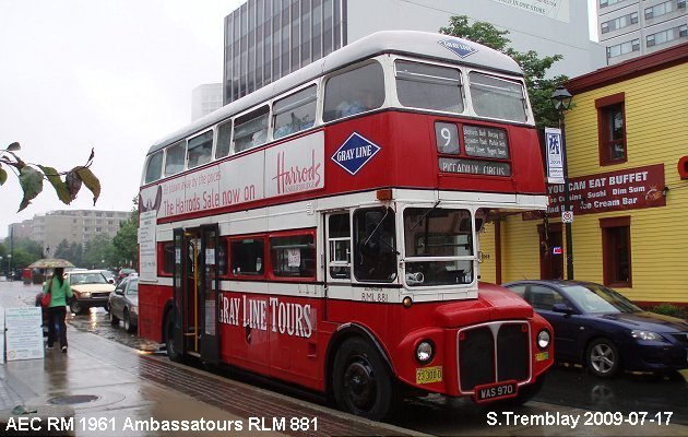 BUS/AUTOBUS: AEC RM 1961 Ambassatours