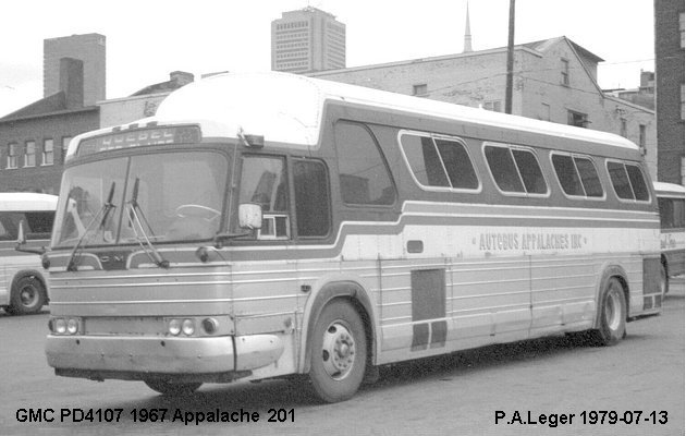 BUS/AUTOBUS: GMC PD 4107 1967 Appalache