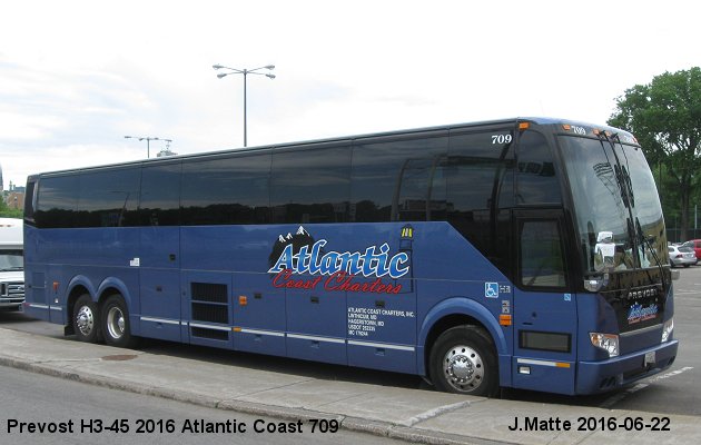 BUS/AUTOBUS: Prevost H3-45 2016 Atlantic Coast