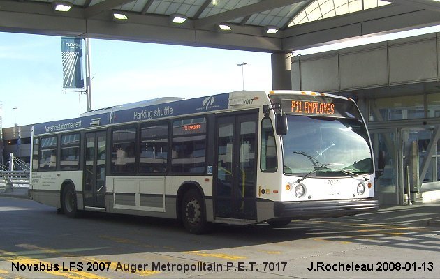 BUS/AUTOBUS: Novabus LFS 2007 Auger Metropolitain