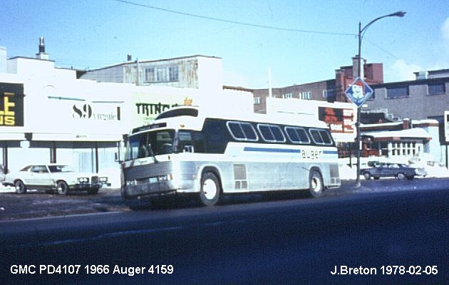 BUS/AUTOBUS: GMC PD4107 1966 Auger