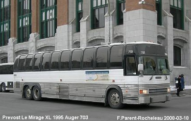 BUS/AUTOBUS: Prevost Mirage XL 1995 Auger