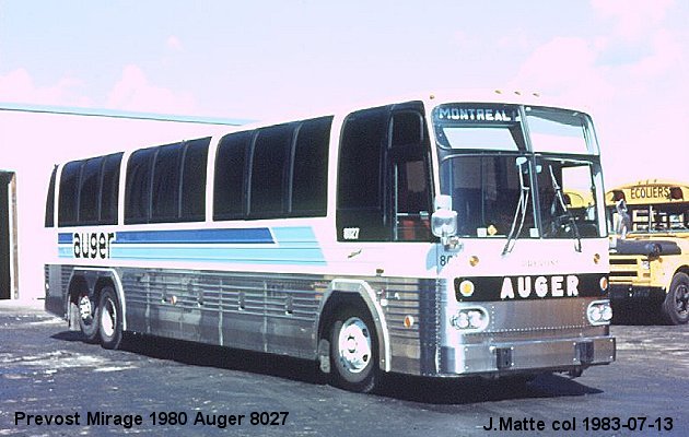 BUS/AUTOBUS: Prevost Mirage 1980 Auger