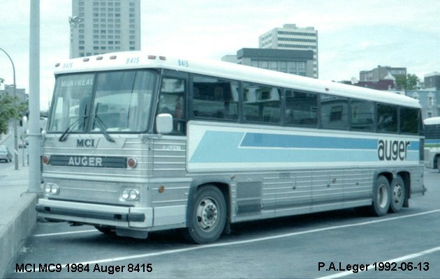 BUS/AUTOBUS: MCI MC 9 1984 Auger