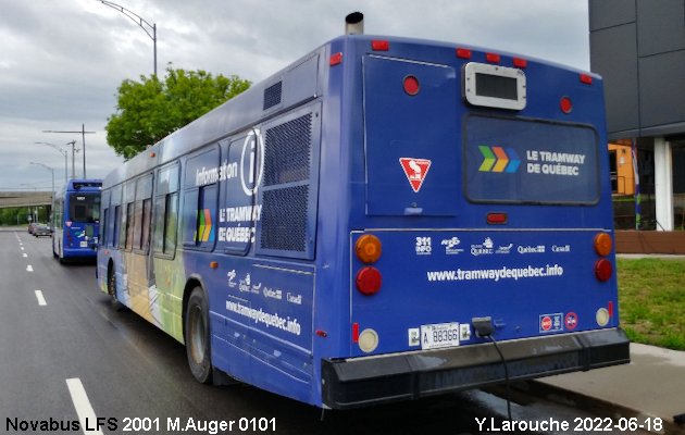 BUS/AUTOBUS: Novabus LFS 2001 M.Auger