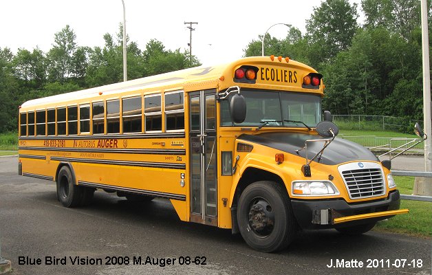 BUS/AUTOBUS: Blue Bird Vision 2008 Auger M