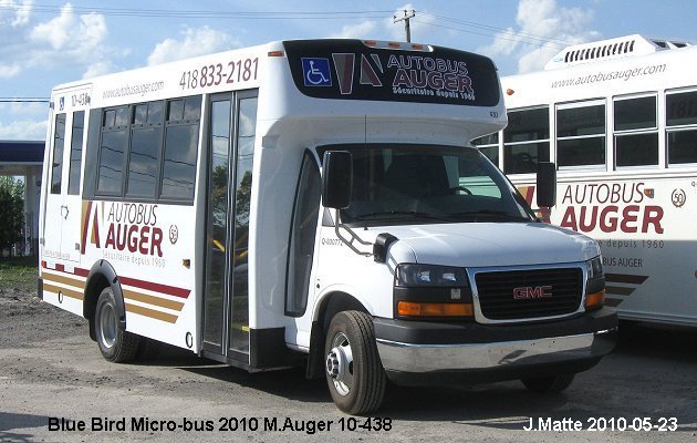 BUS/AUTOBUS: Blue Bird Micro Bird 2010 Auger M