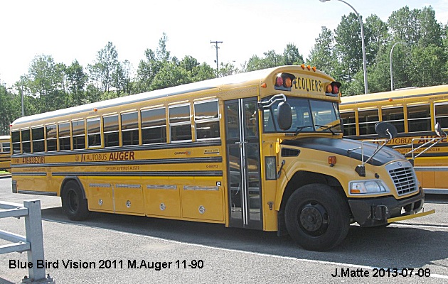 BUS/AUTOBUS: Blue Bird Vision 2011 M Auger