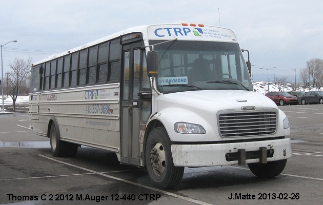 BUS/AUTOBUS: Thomas Transit Liner C2 2012 Auger M