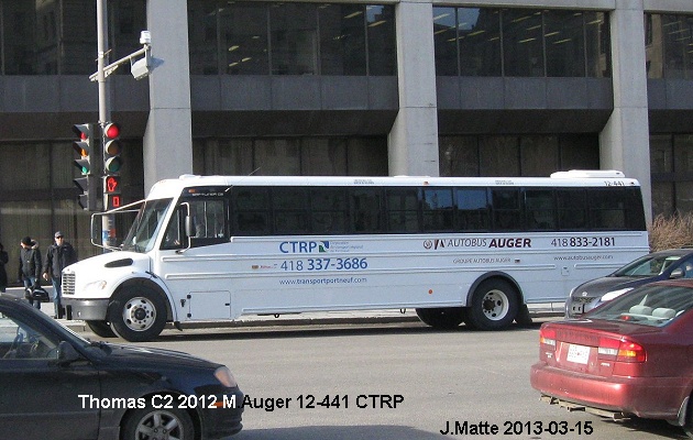 BUS/AUTOBUS: Thomas Transit Liner C2 2012 M Auger