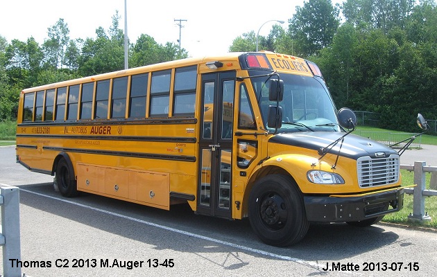 BUS/AUTOBUS: Blue Bird C2 2013 M Auger