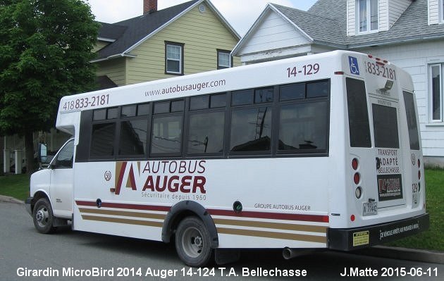 BUS/AUTOBUS: Blue Bird Micro Bird 2014 M.Auger