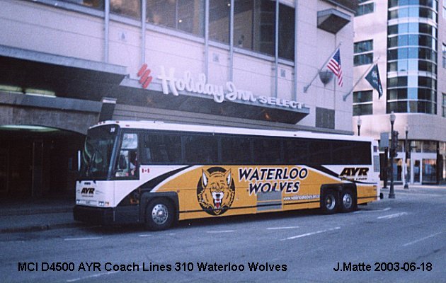 BUS/AUTOBUS: MCI D4500 2002 Ayr