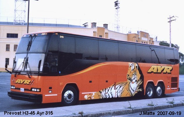 BUS/AUTOBUS: Prevost H3-45 2001 Ayr