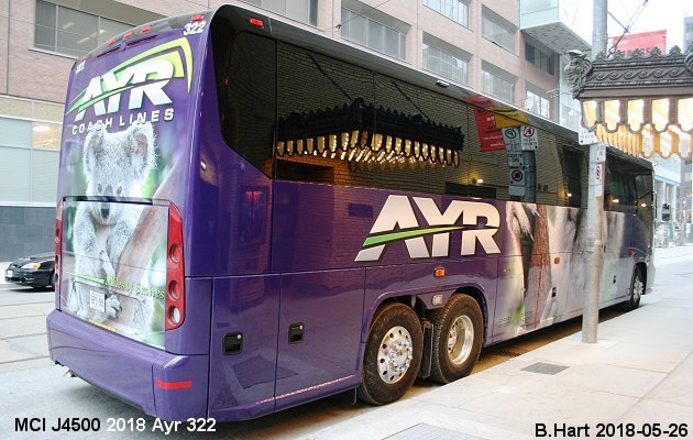 BUS/AUTOBUS: MCI J4500 2018 Ayr