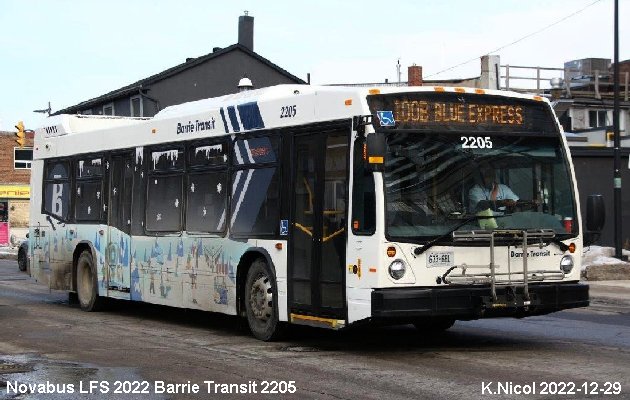 BUS/AUTOBUS: Novabus LFS 2022 Barrie Transit