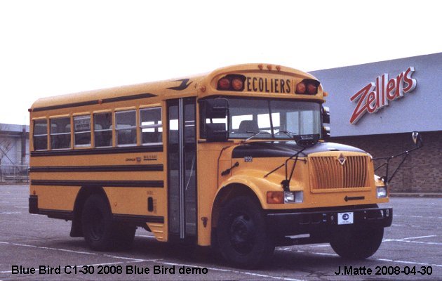 BUS/AUTOBUS: Blue Bird C1 30 2008 Blue Bird