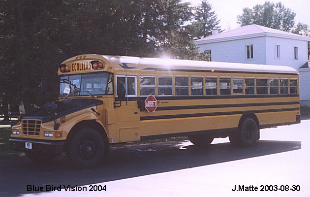 BUS/AUTOBUS: Blue Bird Vision 2004 Girardin